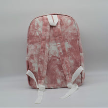 Load image into Gallery viewer, Tie-Dye Pattern Backpack Coral Pink
