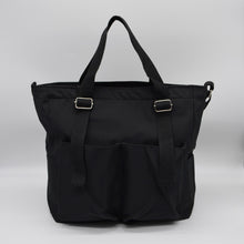 Load image into Gallery viewer, Nylon Multifunctional Tote Bag Black
