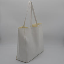 Load image into Gallery viewer, Soft Leather Unstructured Tote Bag WHITE
