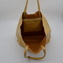 Load image into Gallery viewer, Soft Leather Unstructured Tote Bag Lemon
