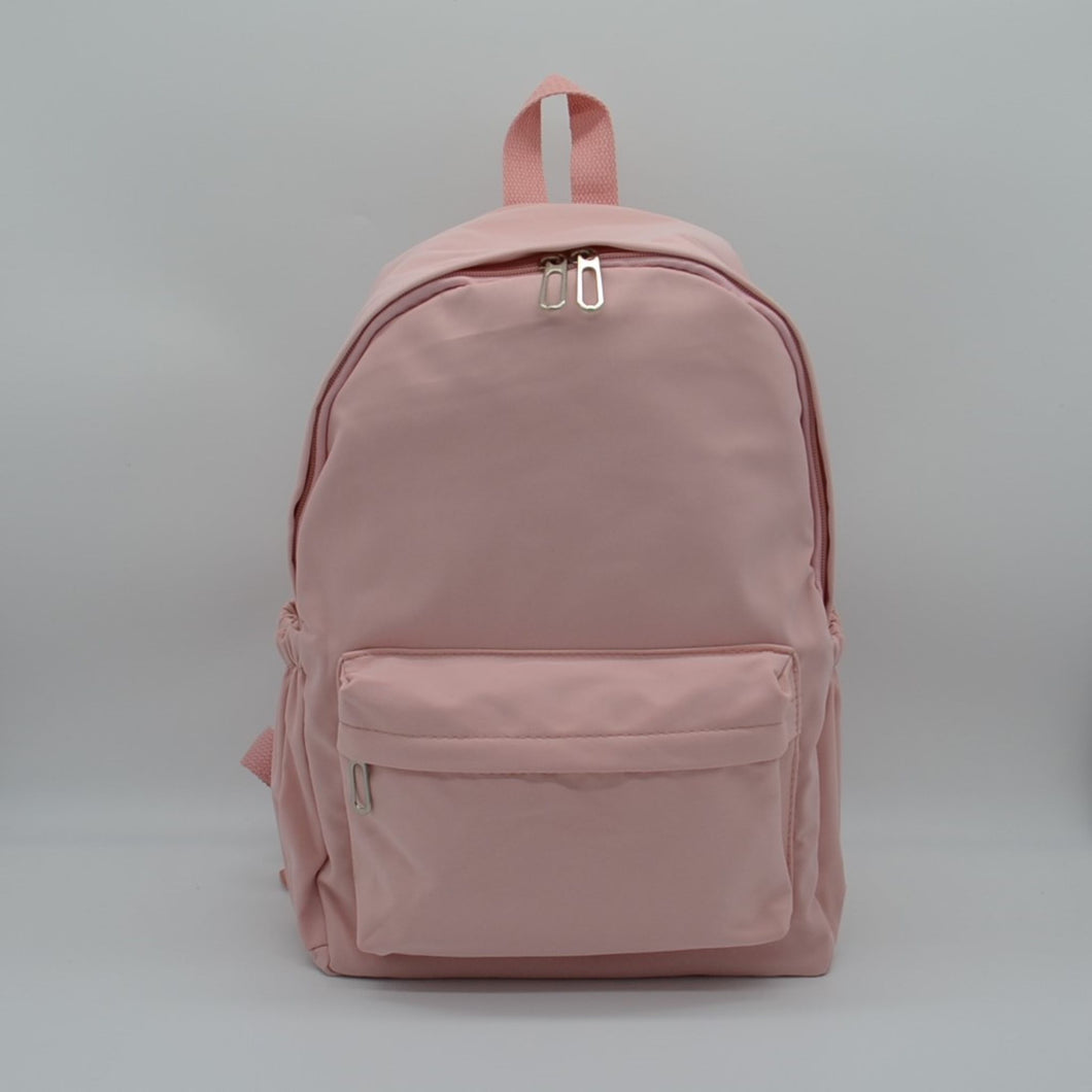 Macaron Colorful Backpack Pink