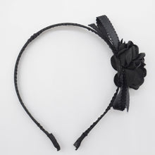 Load image into Gallery viewer, Rose Headband BLACK
