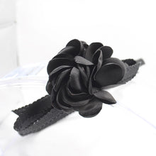Load image into Gallery viewer, Rose Headband BLACK
